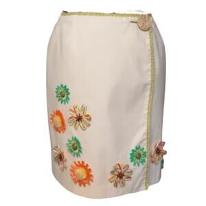 Sara Jane Floral Embellished Wrap Skirt 4
